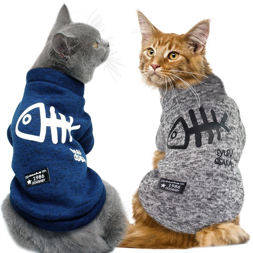 by Meowgicians Stay Warm in Style with Our Winter Hoodies for Cats | Cool Cat Model Whole Set / Xs